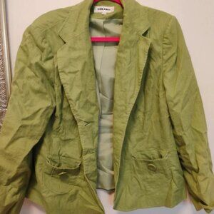 Green Linen Blazer